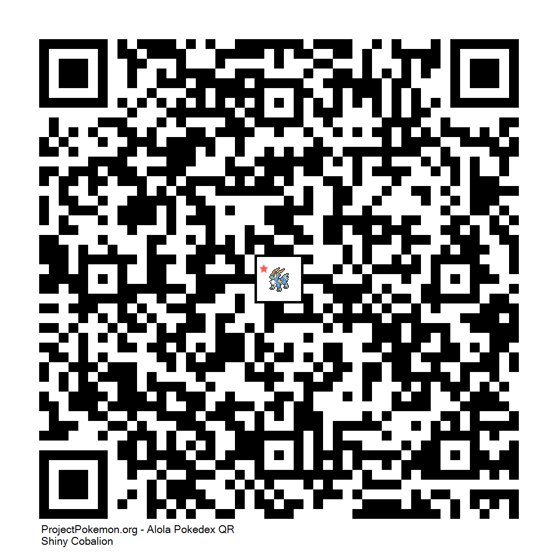 Cdigo QR de Cobalion variocolor